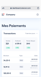 Espace client Stancer